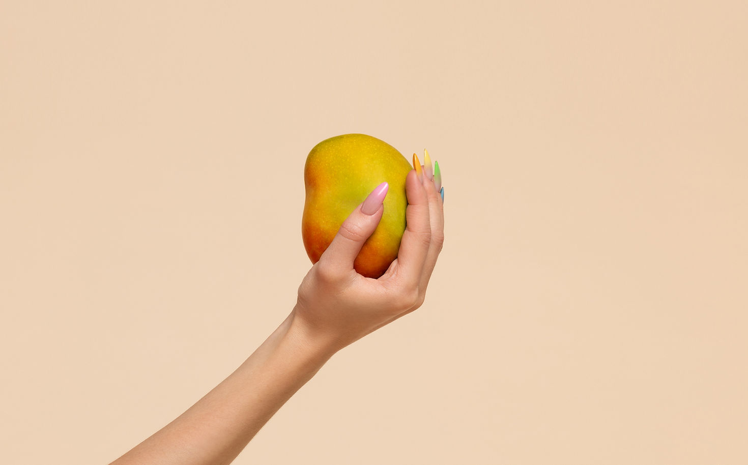 Holding a Mango